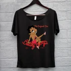 sunshine and daisies betty boop women's t-shirt in black