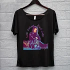 sunshine and daisies janet jackson women's t-shirt in black