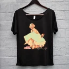 sunshine and daisies marilyn monroe women's t-shirt