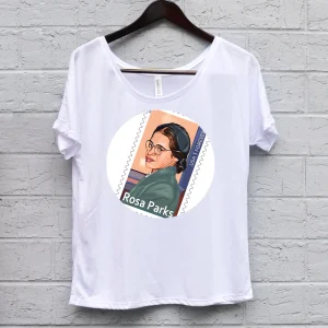 sunshine and daisies rosa parks women's t-shirt