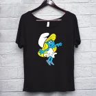 sunshine and daisies smurf women's t-shirt